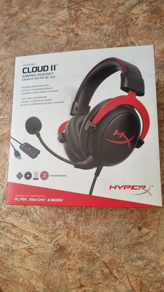 Наушники hyperx cloud 2 7.1