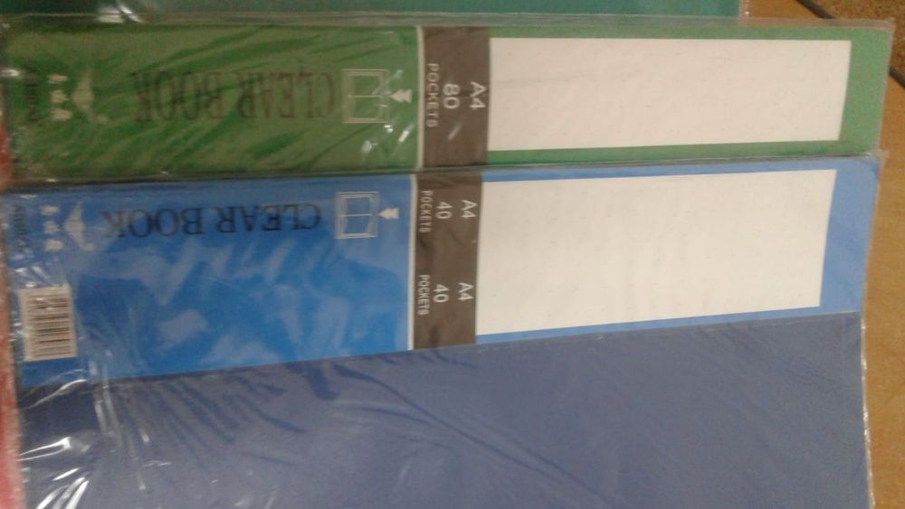 Продам папки Clear Book-20, 30, 40, 80 листов