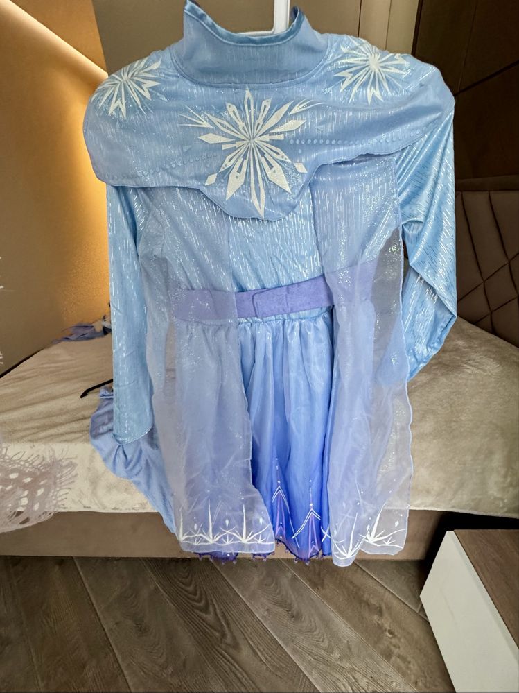 Детский костюм Холодное Сердце. Frozen. Детское платье Эльзы