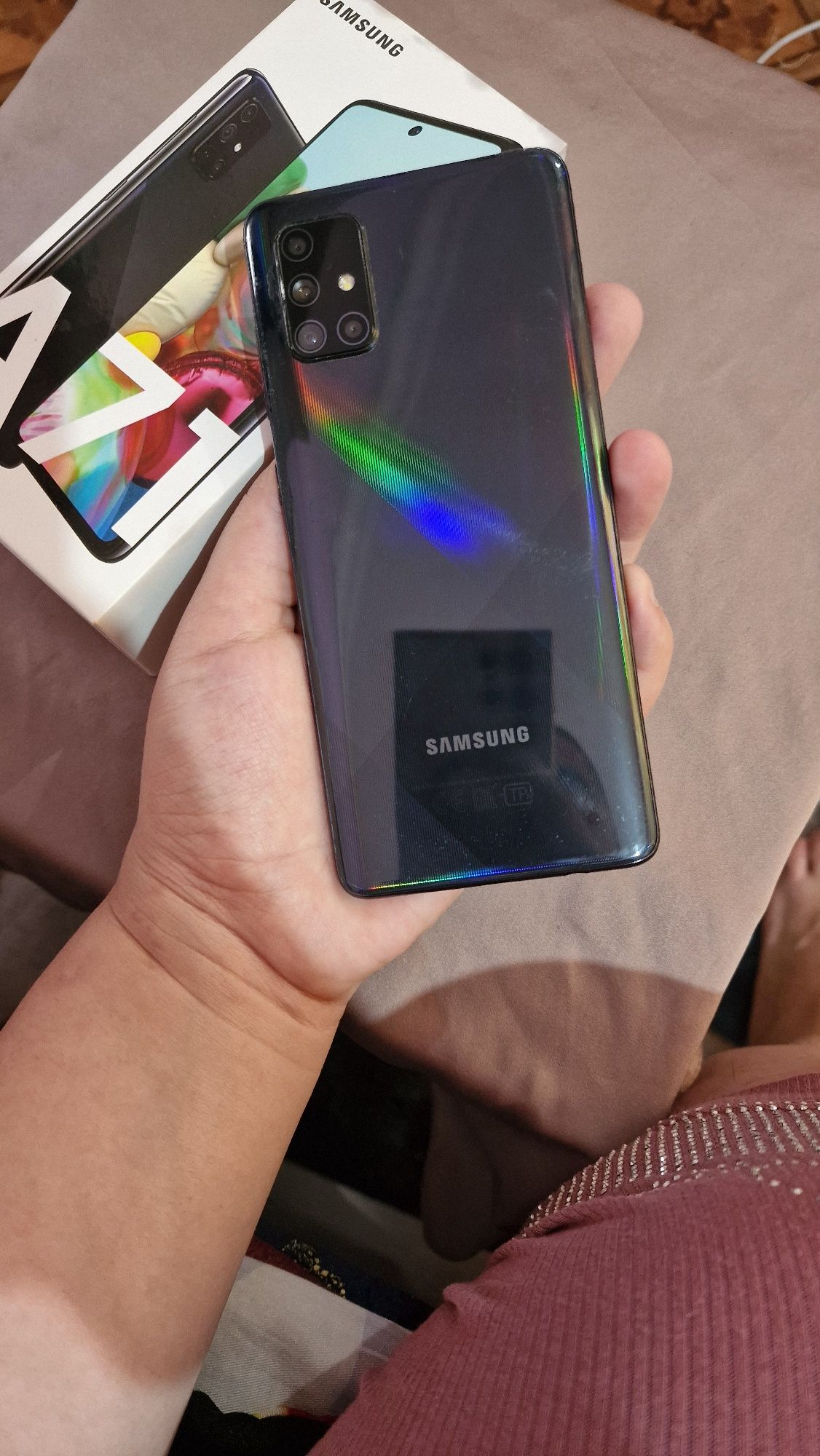 Samsung galaxy a71 күшті тел.