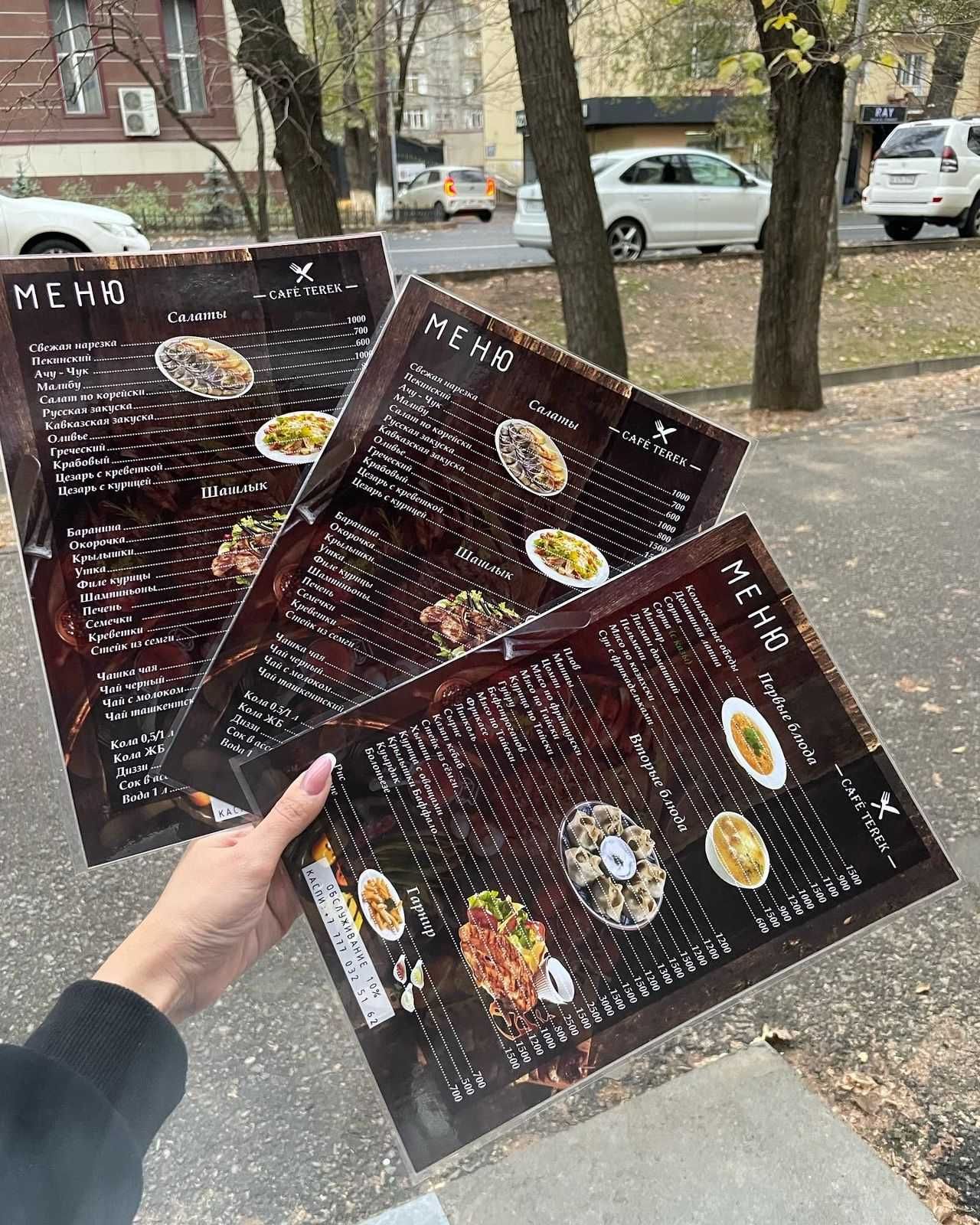 Быстрое разработка  дизайна меню,листовок,плакатов,табличек, наклеек