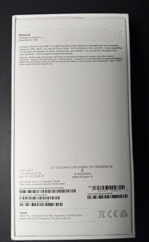 IPhone 14 256Gb…