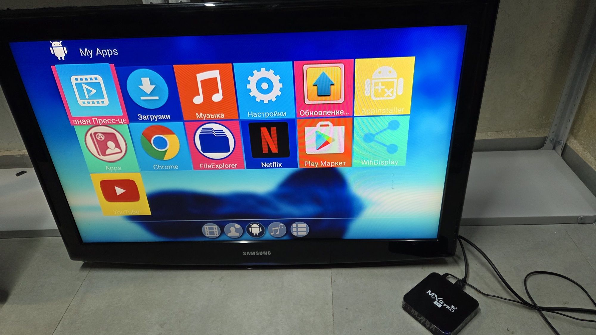 *️⃣ОРИГИНАЛ Samsung Tv 94см LE37R81B + Андроид смарт Приставка  / QTV