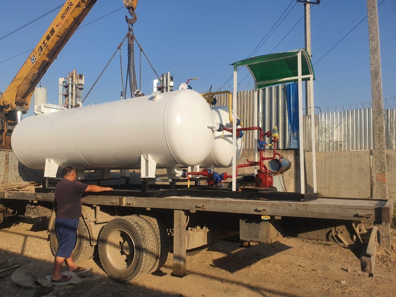 газгольдер газовая бочка цистерна редуктор