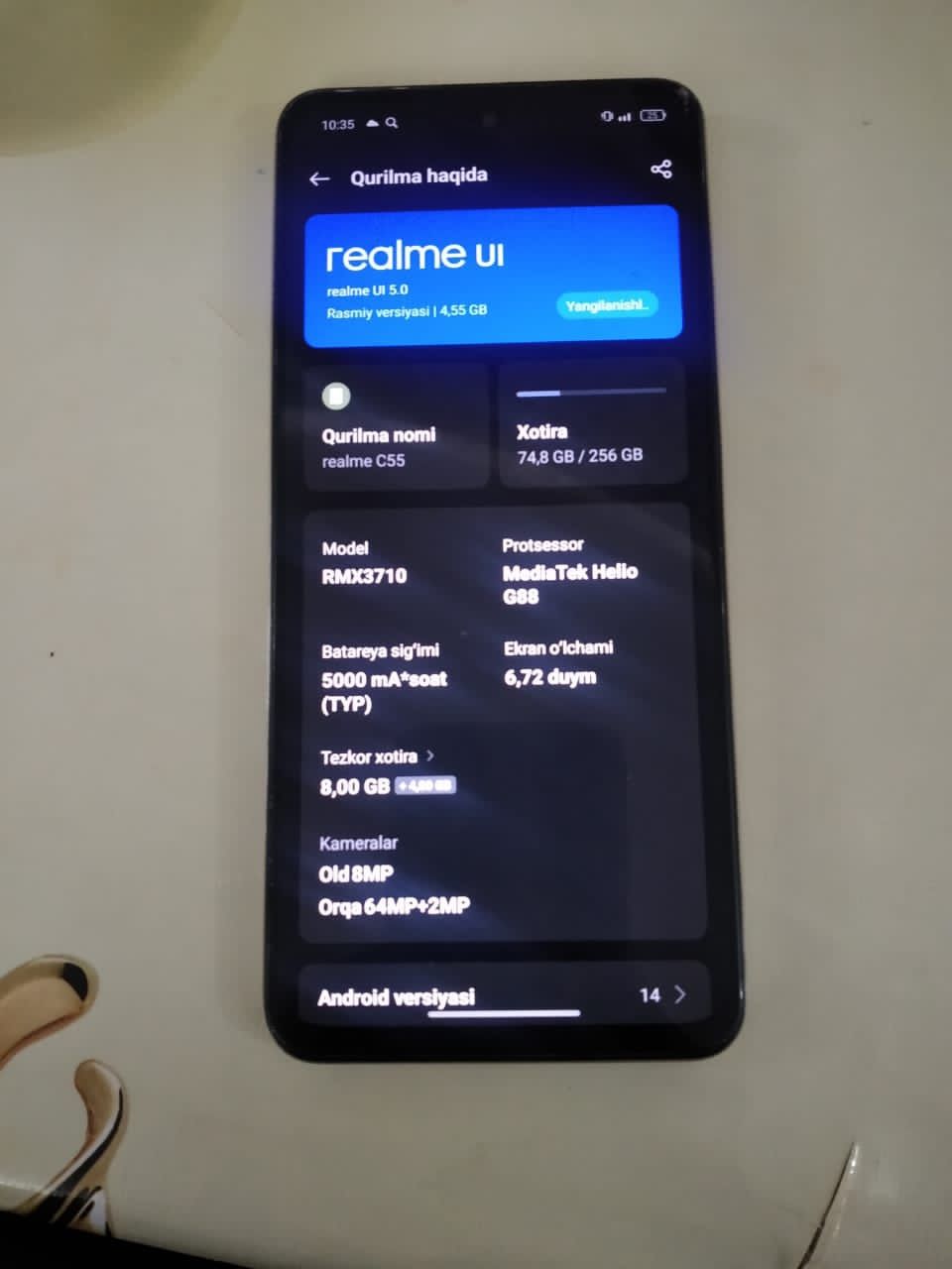 realme  c55 ariginal