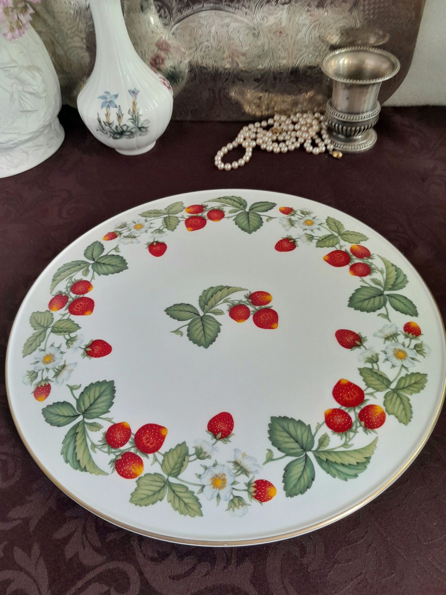 Royal Worcester "Земляника" Фарфор винтажный