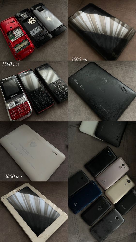 Продам телефоны на запчасти/ писать на whats app