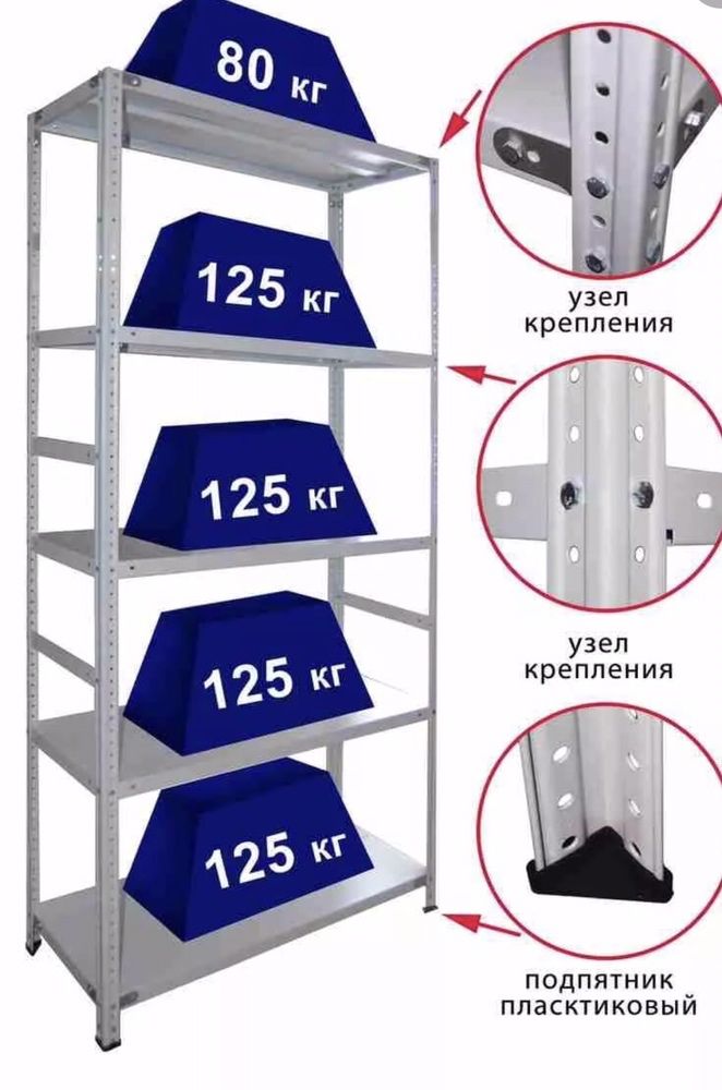 Торговое оборудование, Стеллаж, витрина, прилавок, г. Уральск