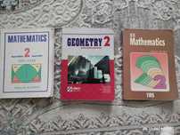 Книги учебные: математика, геометрия