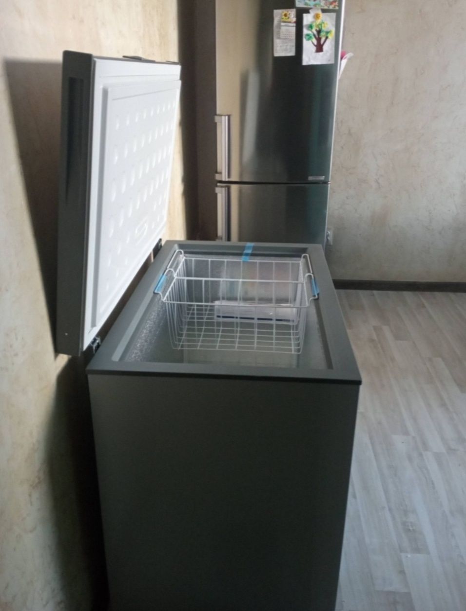 Морозильник SNOWCAP  250 л серебристый