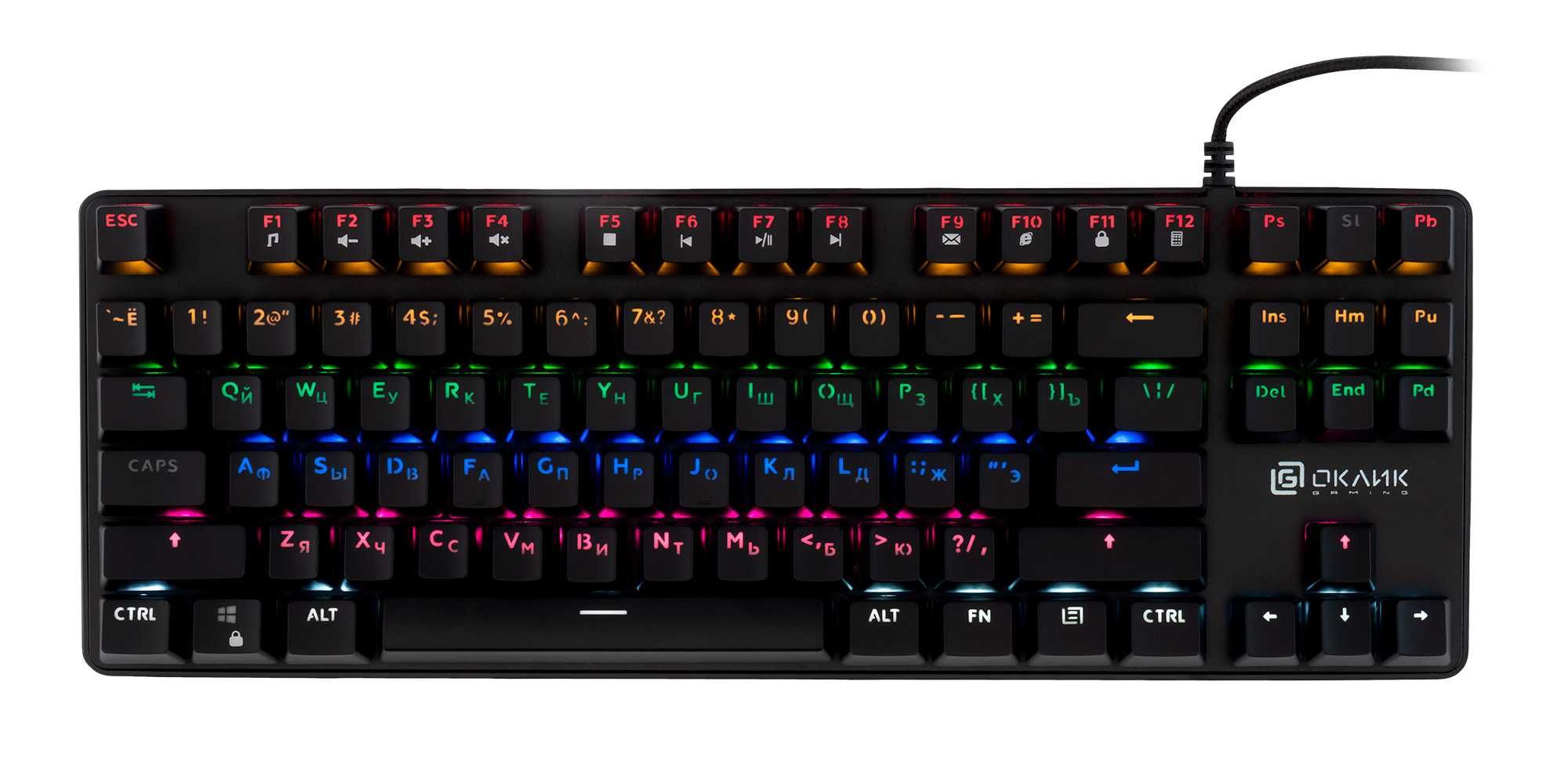 Игровая клавиатура Oklick 960G Dark Knight