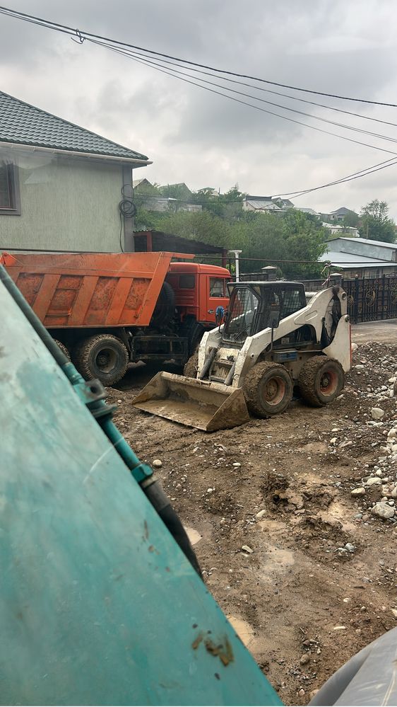 Аренда услуги минипогрузчика BobCat S300