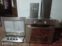 Электрическая плита + духовка + вытяжка Indesit