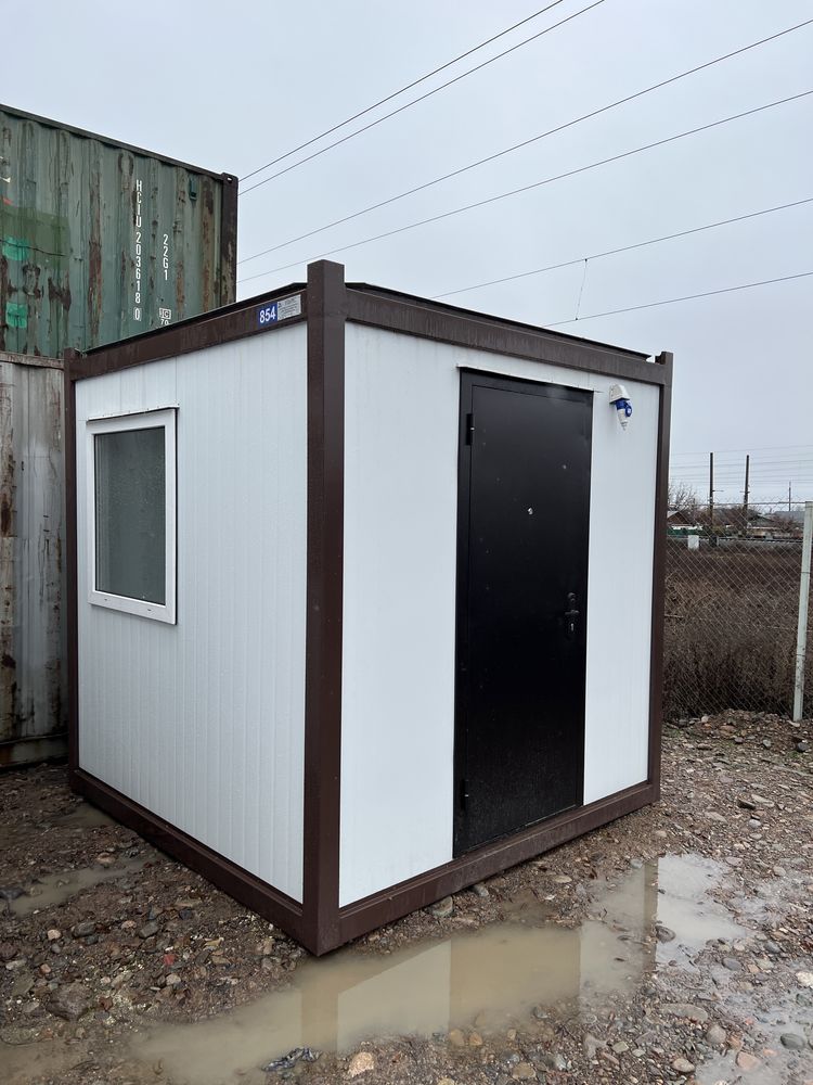 Охранная будка, пост охраны 2,4х2,4 м