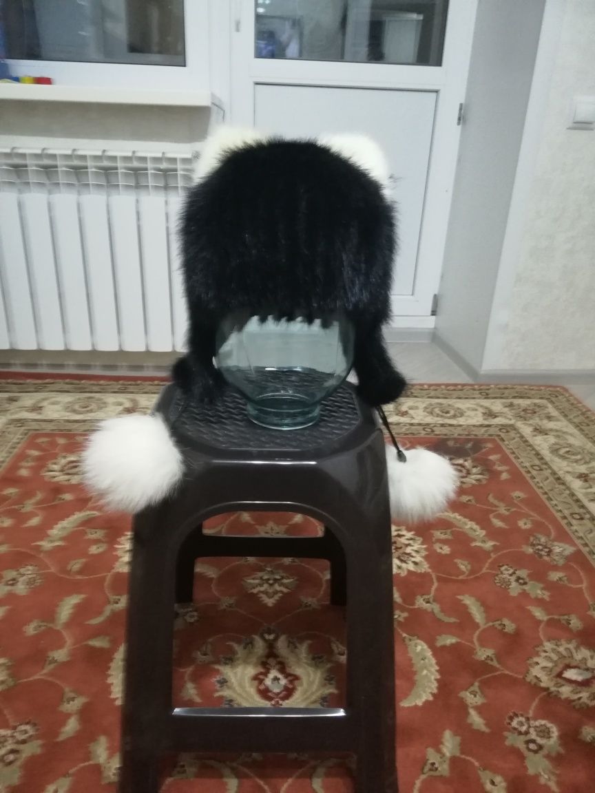 Шапка ,  норковая