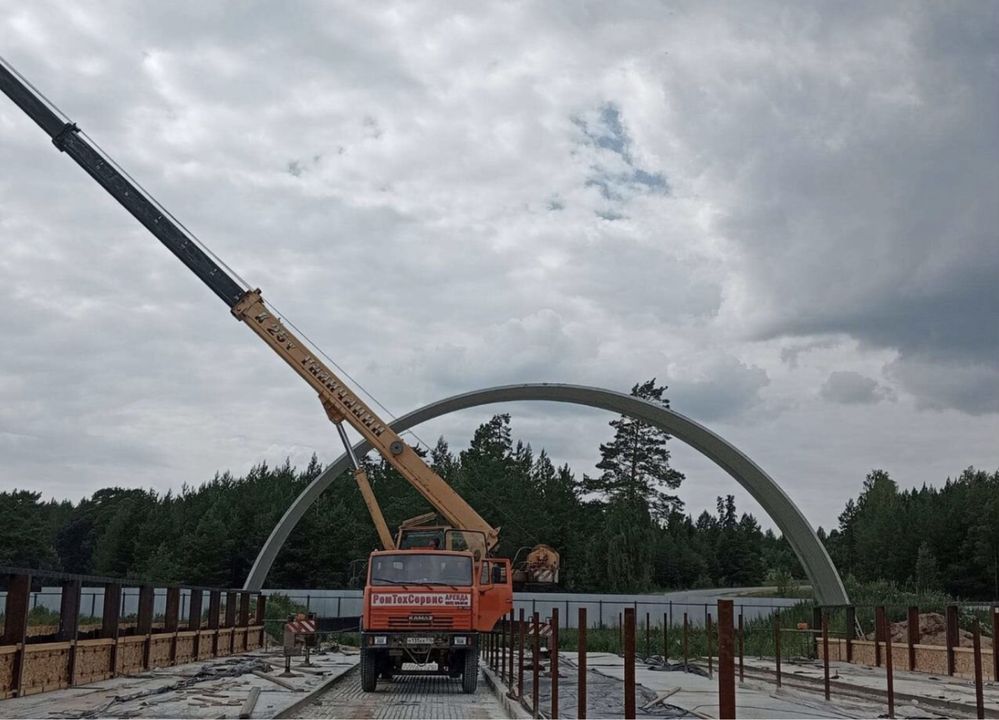 Бескаркасный Ангар арочный Зернохранилище Арка Купольный Спортзал