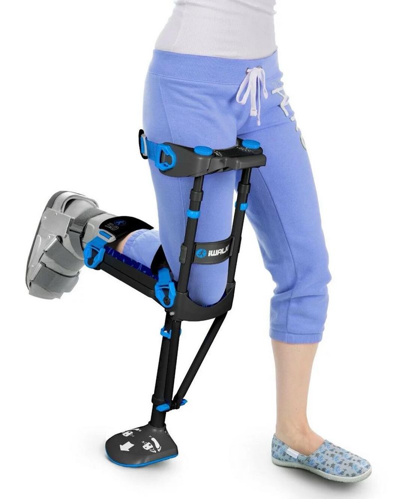 IWALK аренда -костыль под колено. Свободные руки, американский костыль
