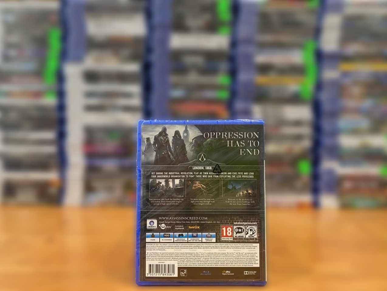 Новый диск Assassin's Creed: Syndicate/Ассассин Крид Синдикат PS4/PS5