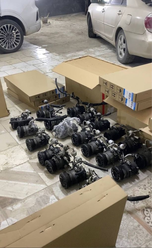 Тойота камри 30 40 50 до 55  компрессор кондиционера Привозной Естима