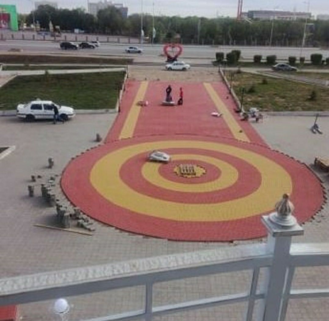 УКЛАДКА БРУСЧАТКА плитка бордюри