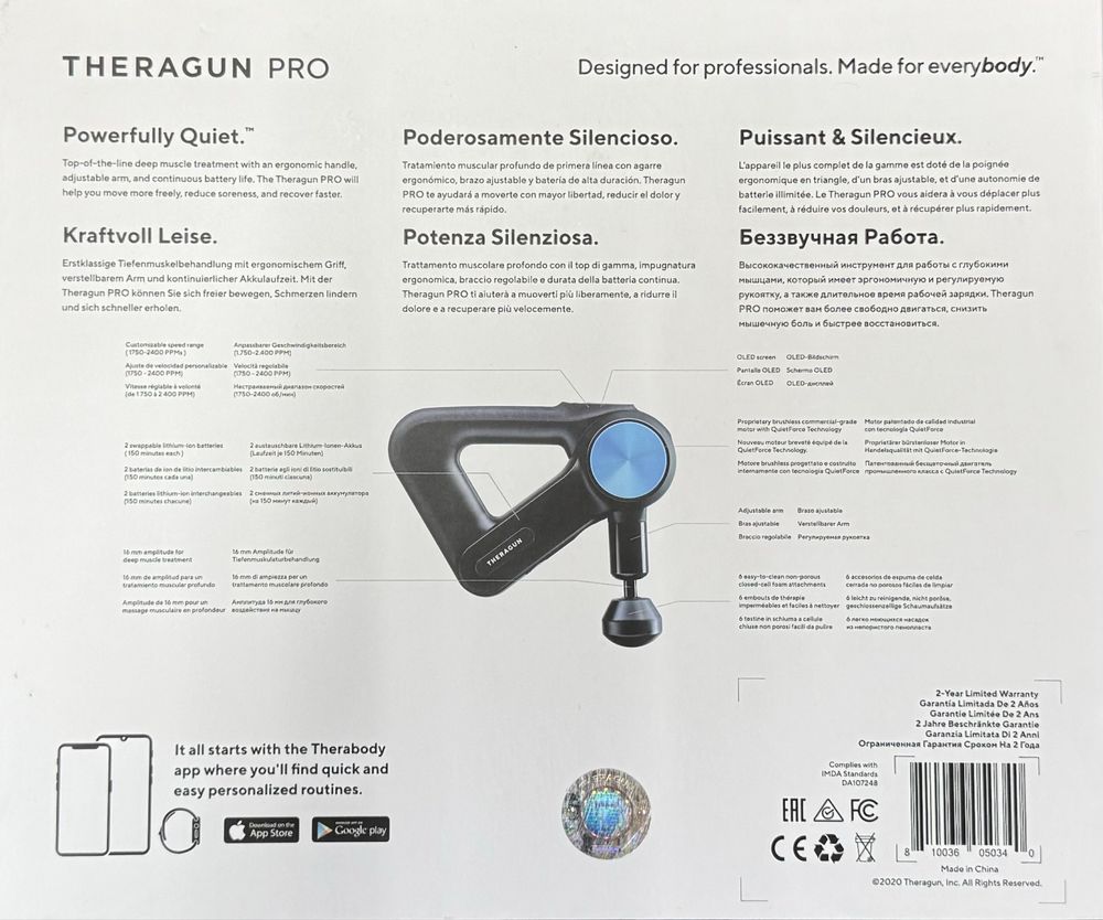 Продам перкуссионный массажер Theragun pro