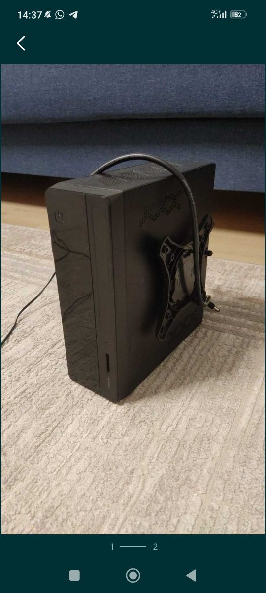 ITX ПК, asrock b450i, 5700g, 16 ozu, 256 ssd.