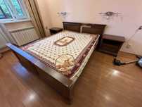 Кровать с матрасом + тумбы