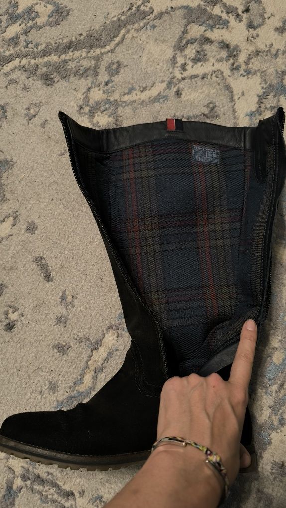 Продам женские сапоги Tommy Hilfiger 37,5 размер (24 см)