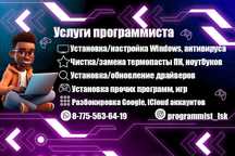 Услуга программиста