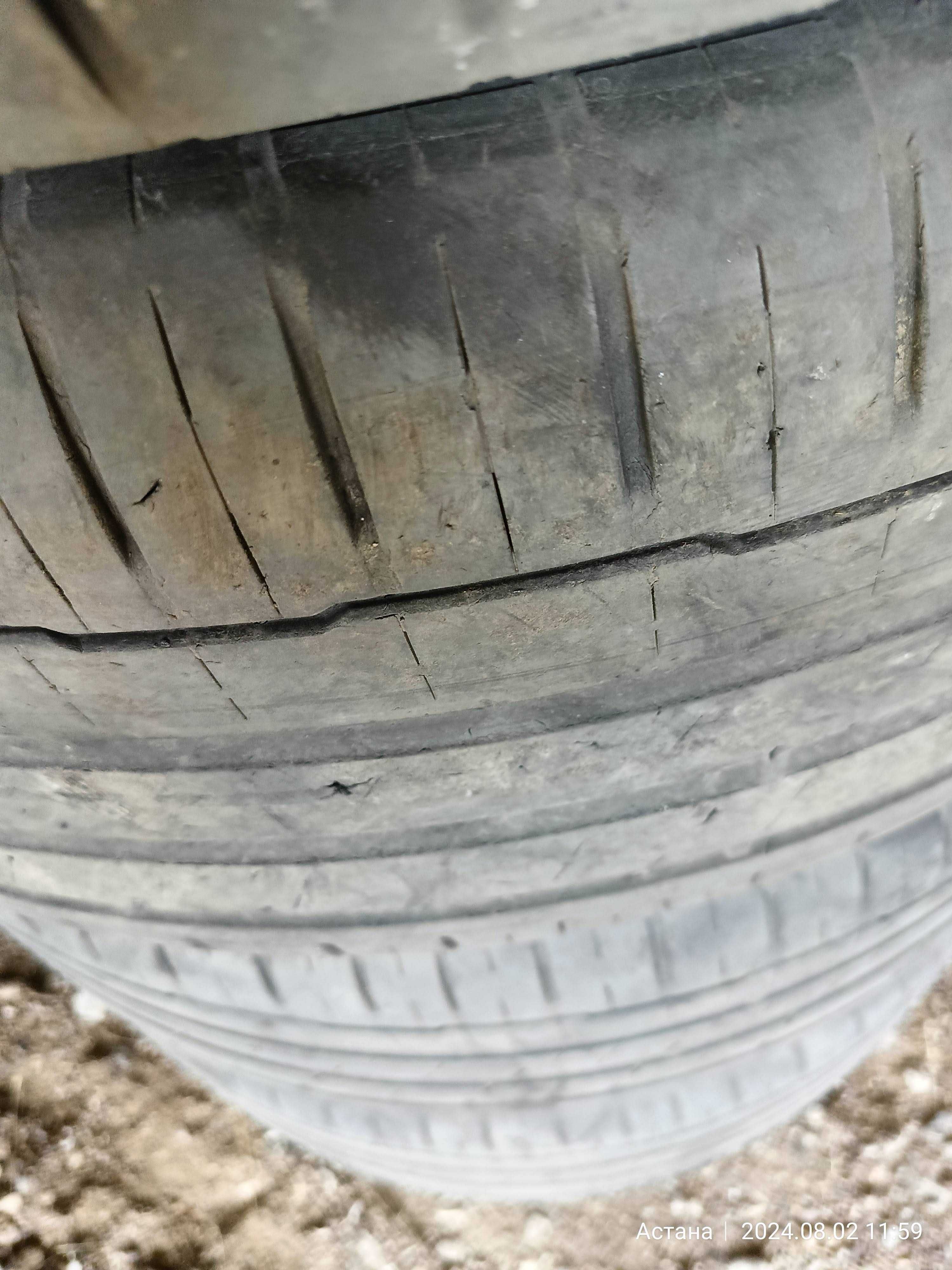 Продам комплект шин, шины - резину HANKOOK 275/55ZR20, MADIN IN KOREA