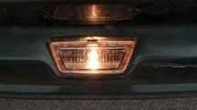 фонарь номерного знака Opel