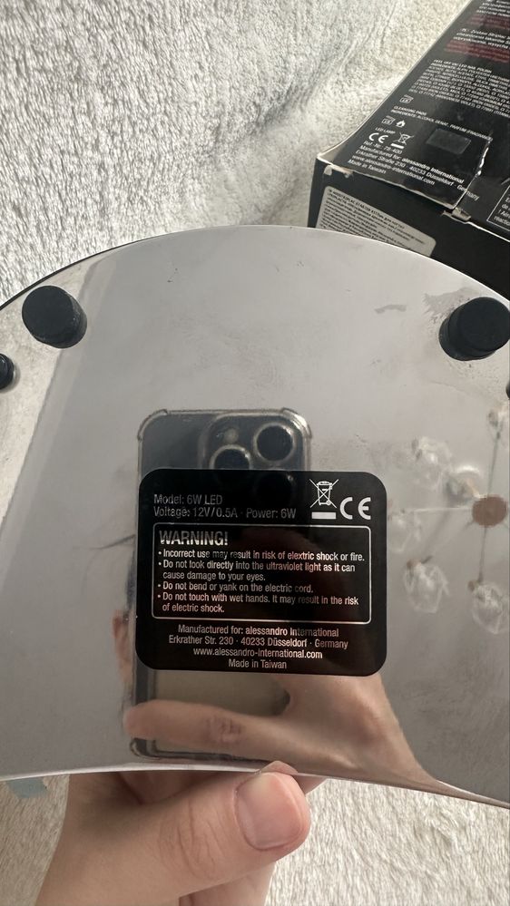 Лампа для маникюра Uv/led