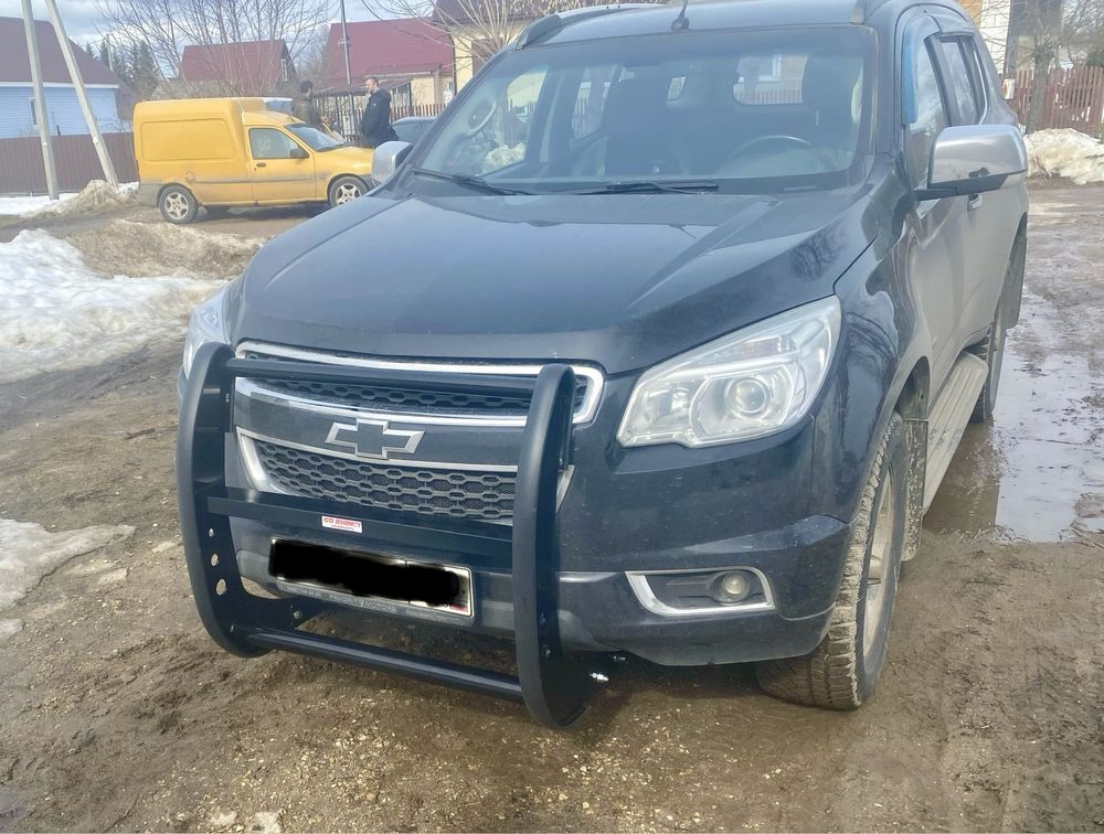 Защита бампера Таран кенгурятник trailblazer 2 chevrolet