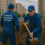 Копка септиков и колодцев туалет под ключ