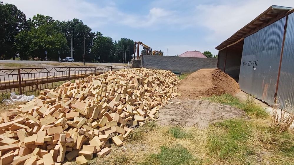 Күйдірілген қыш. 39тгЖженый кирпич отличного качество 49 тг