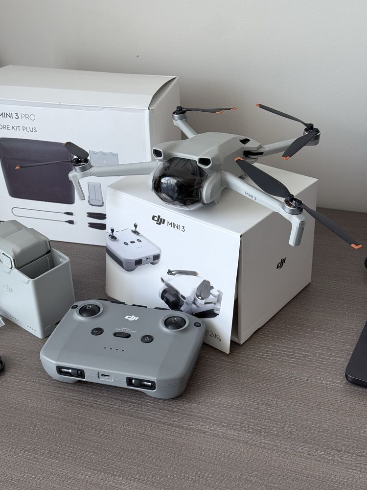 Дрон DJI MINI 3 (Fly more kit plus)