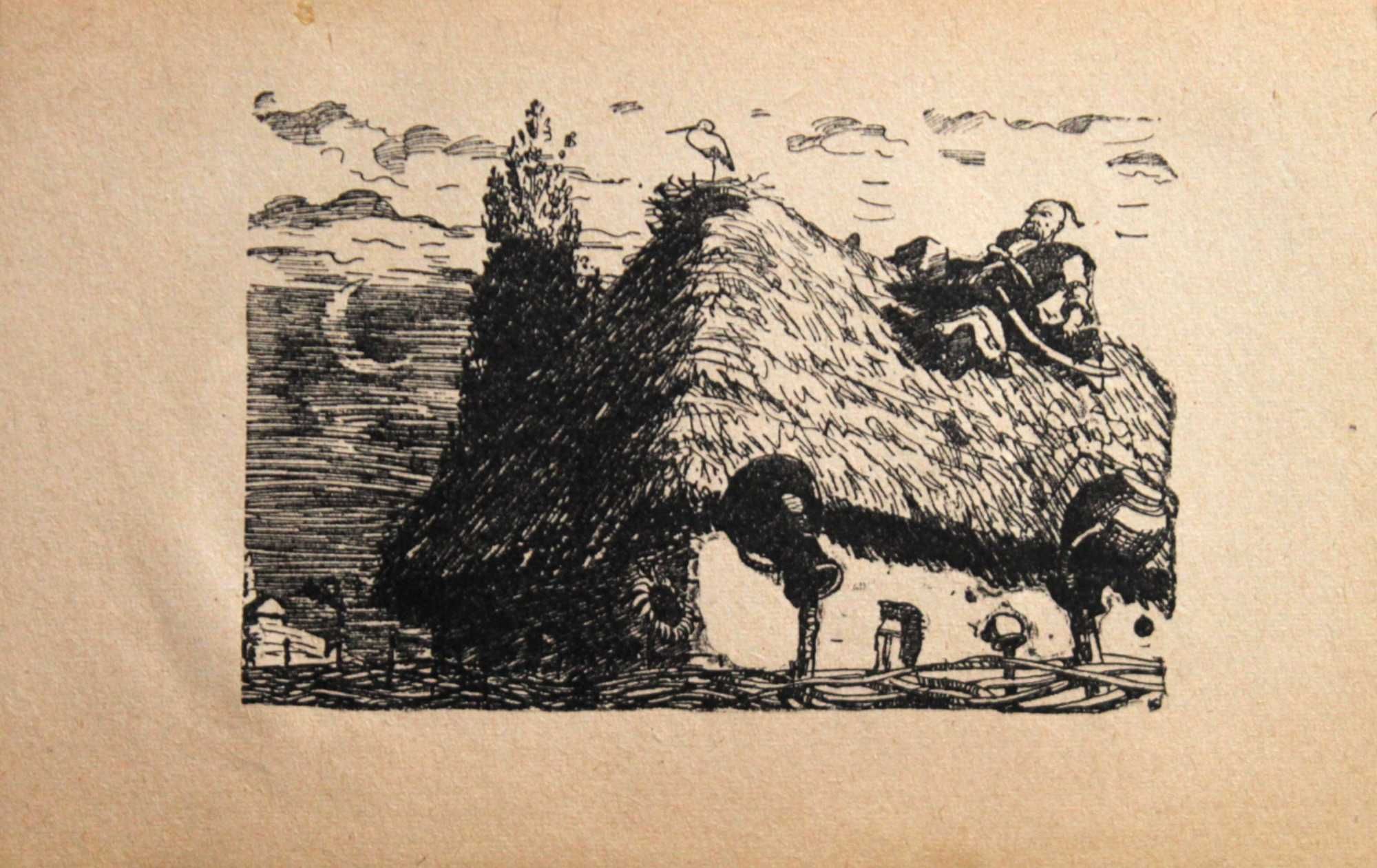 8 уникальных литографий художника Каневского 1946г из фонда ГИХЛ