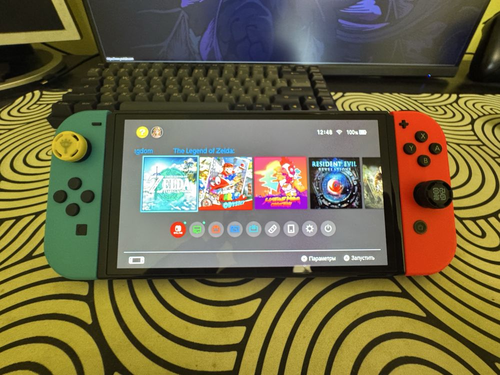 прошитый Nintendo Switch Oled