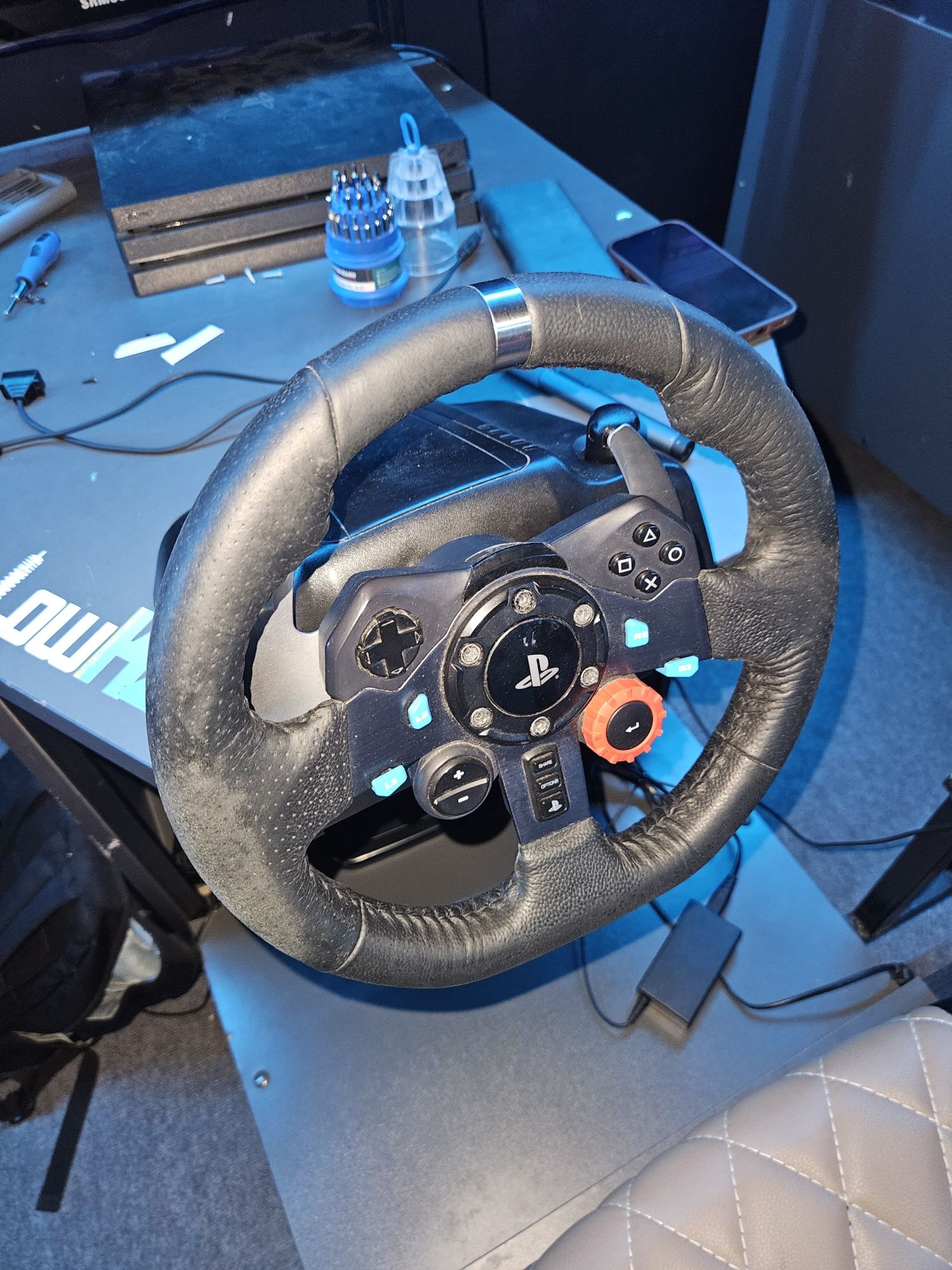Не рабочий игровой руль Logitech G29 с КПП