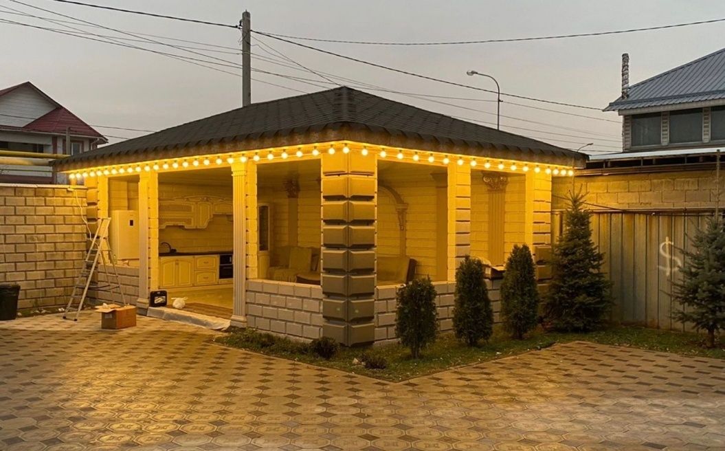 Уличная Гирлянда для кафе освещение бесплатная доставка