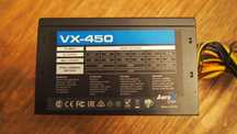 Блок питания  aerocool vx 450 ватт