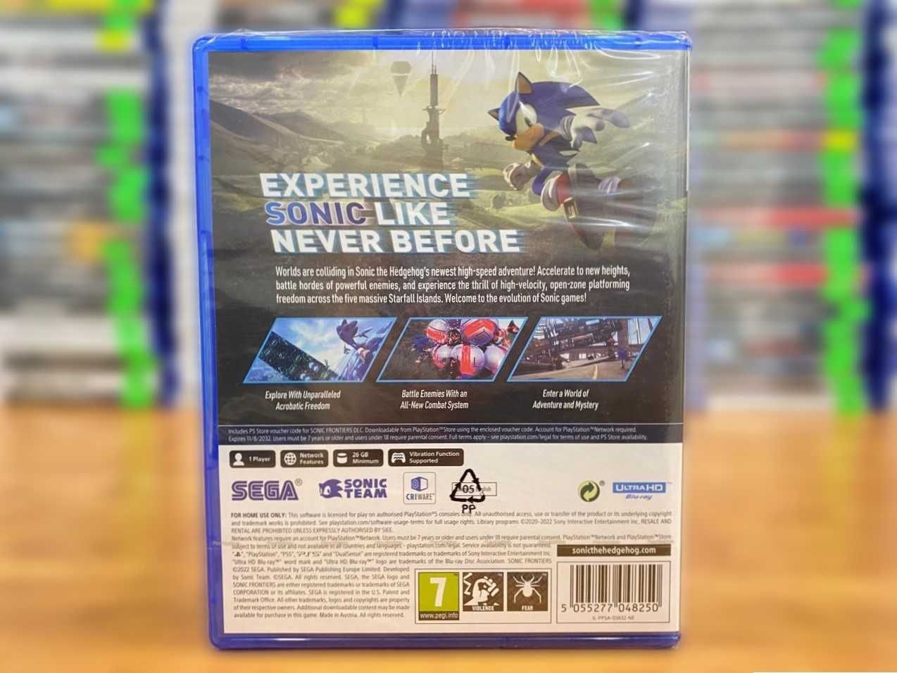 Новый в пленке Sonic Frontiers PS5/ Соник Пс5 Большой Выбор Игр