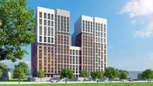 Продается новая 2-к квартира в центре. Панорамные виды на реку и город