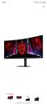 Монитор 34" Xiaomi G34WQ C34WQBA-RG черный