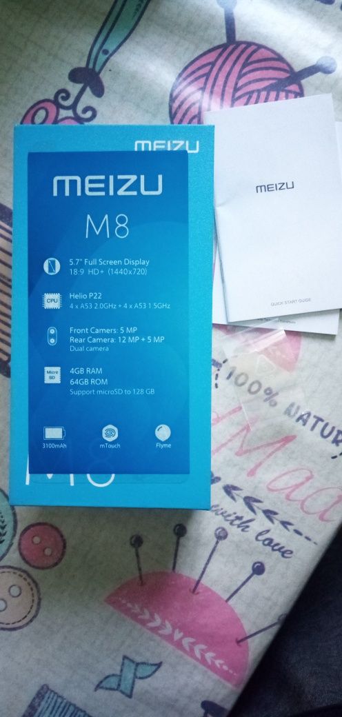 Продам телефон Meizu m8 64gb black или обмен