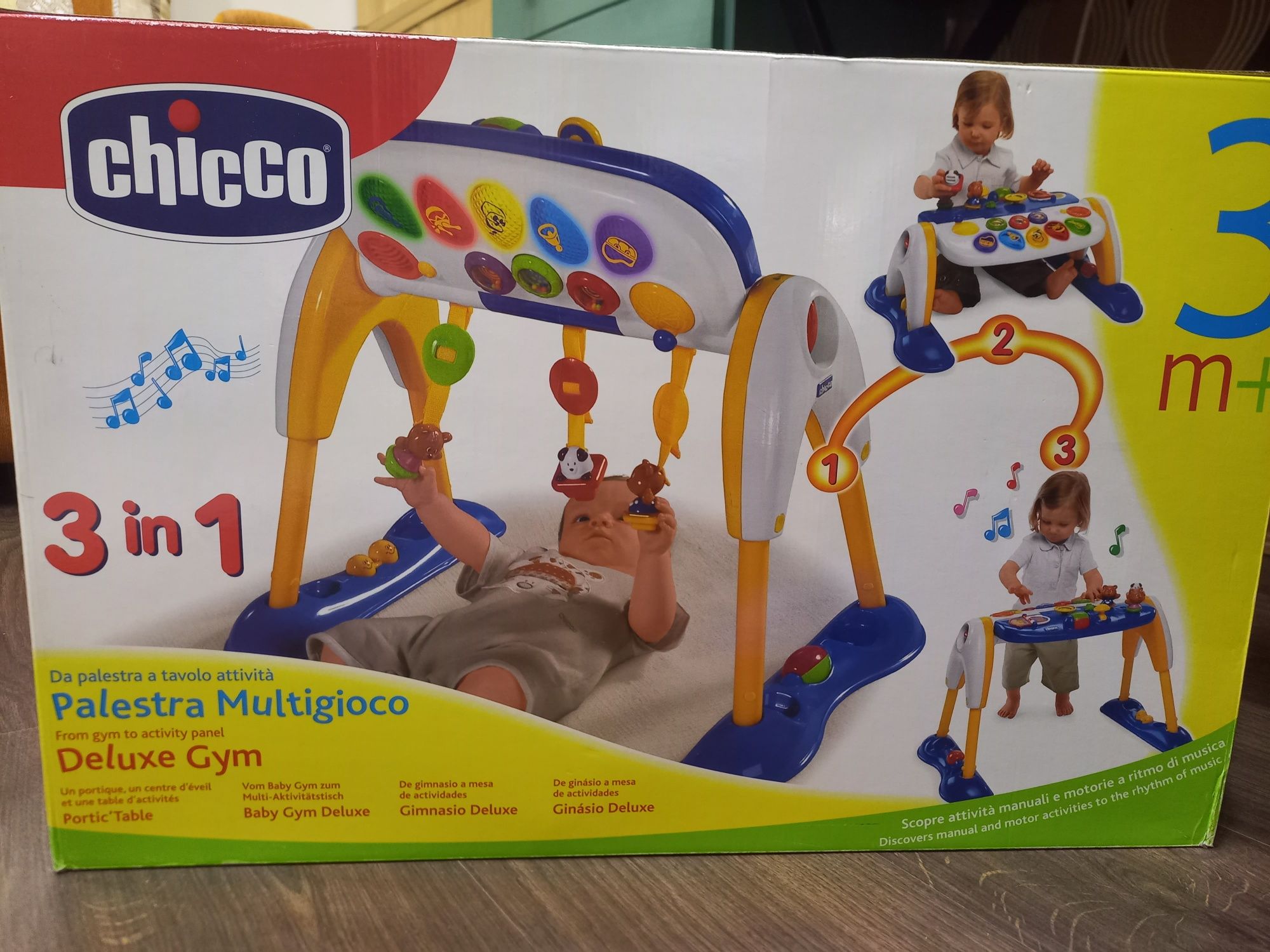Игровой стол 3 в 1 Chicco от 3 месяцев