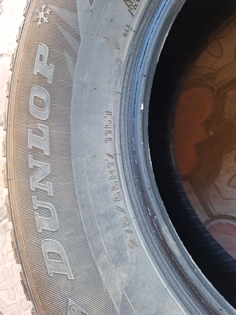 Продаю шины DUNLOP Шипованная Липучка