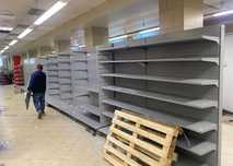 Магазин полка стелаж остравной торговые оборудования корзина касса