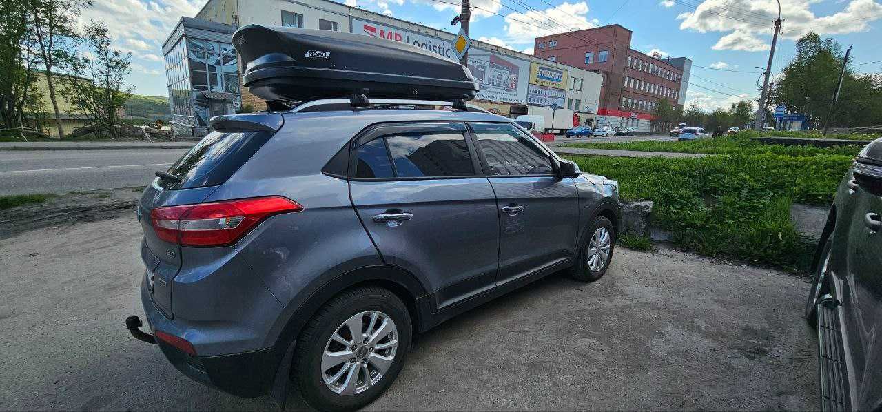 Автобокс NOBU "DRIVE" черный (матовый) двусторонний 430л.