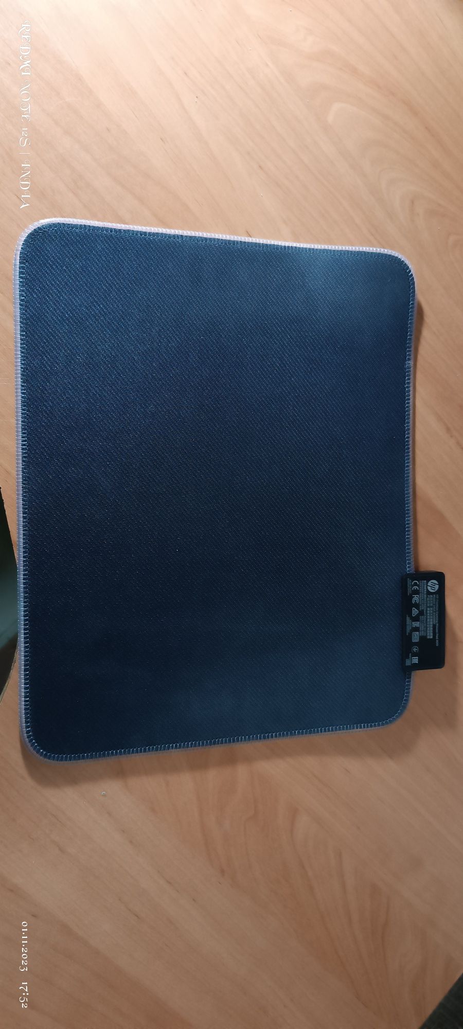 КОВРИК для мышки, с регул. подсветкой от USB (бренд: HP)